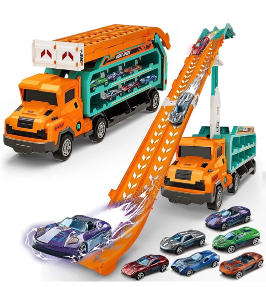 Lorry Car Collection Case Carrier Set