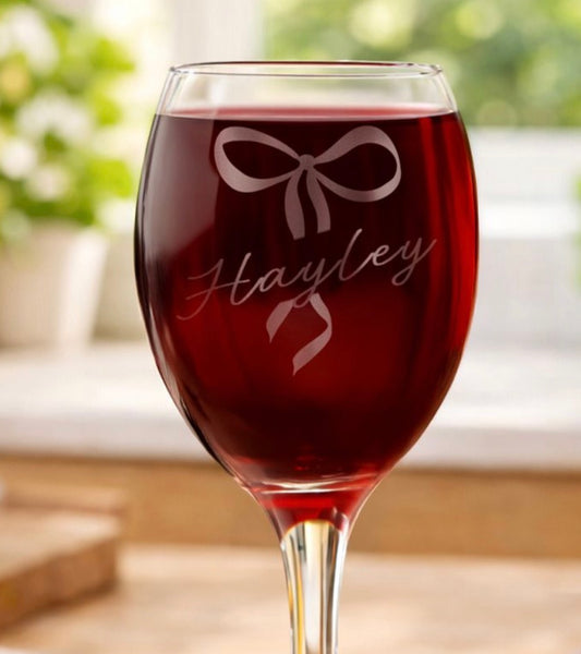 Personalised Wine Glass