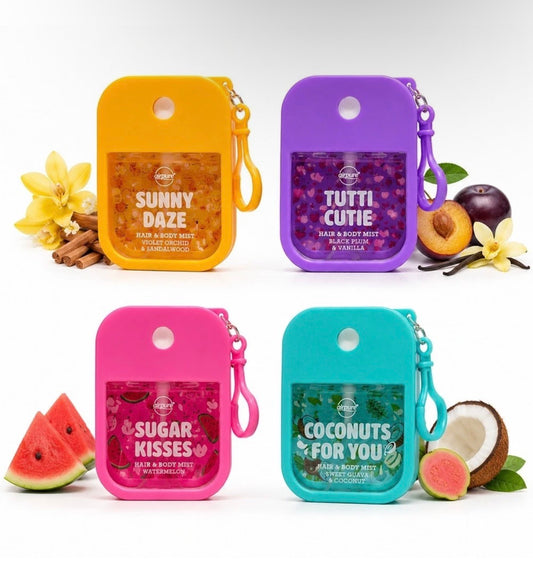 4 x Hair & Body Mist