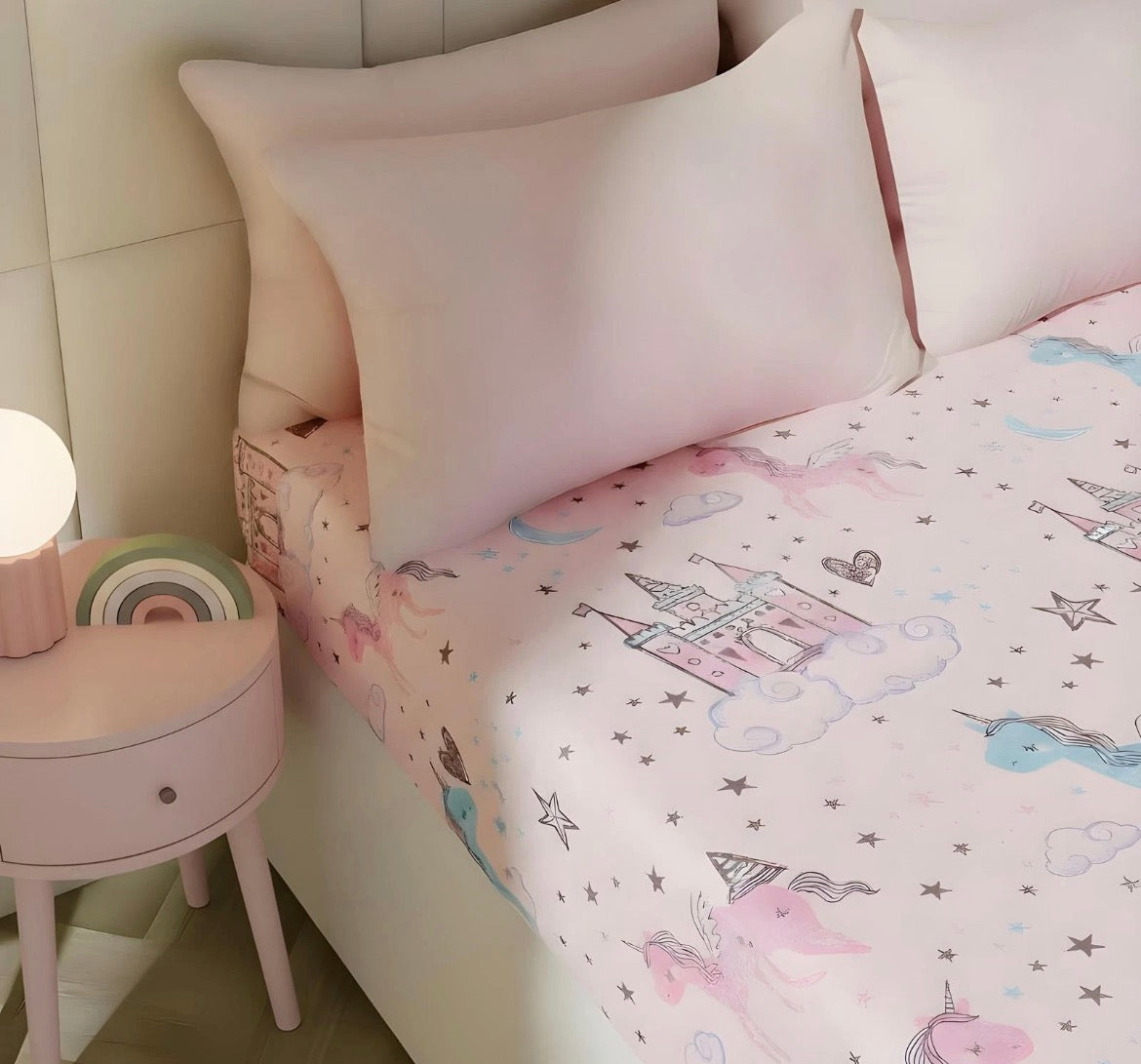 Single Microfibre Fitted Sheet