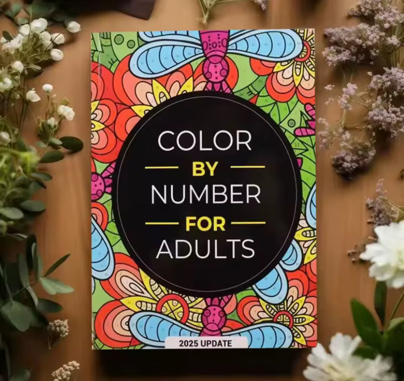 Colour By Number Book
