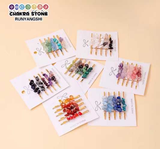 5pc Crystal Hair Clips