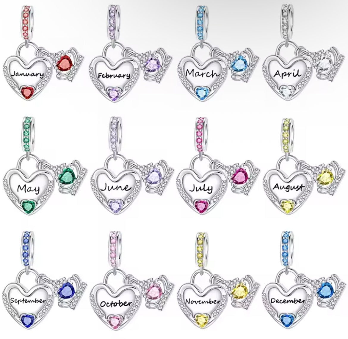 Birthday Month Charm