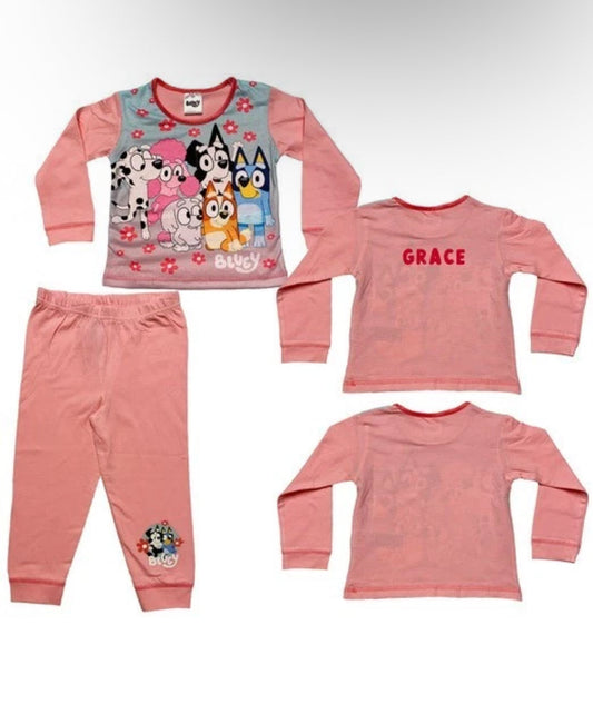 Personalised Girls Pjs