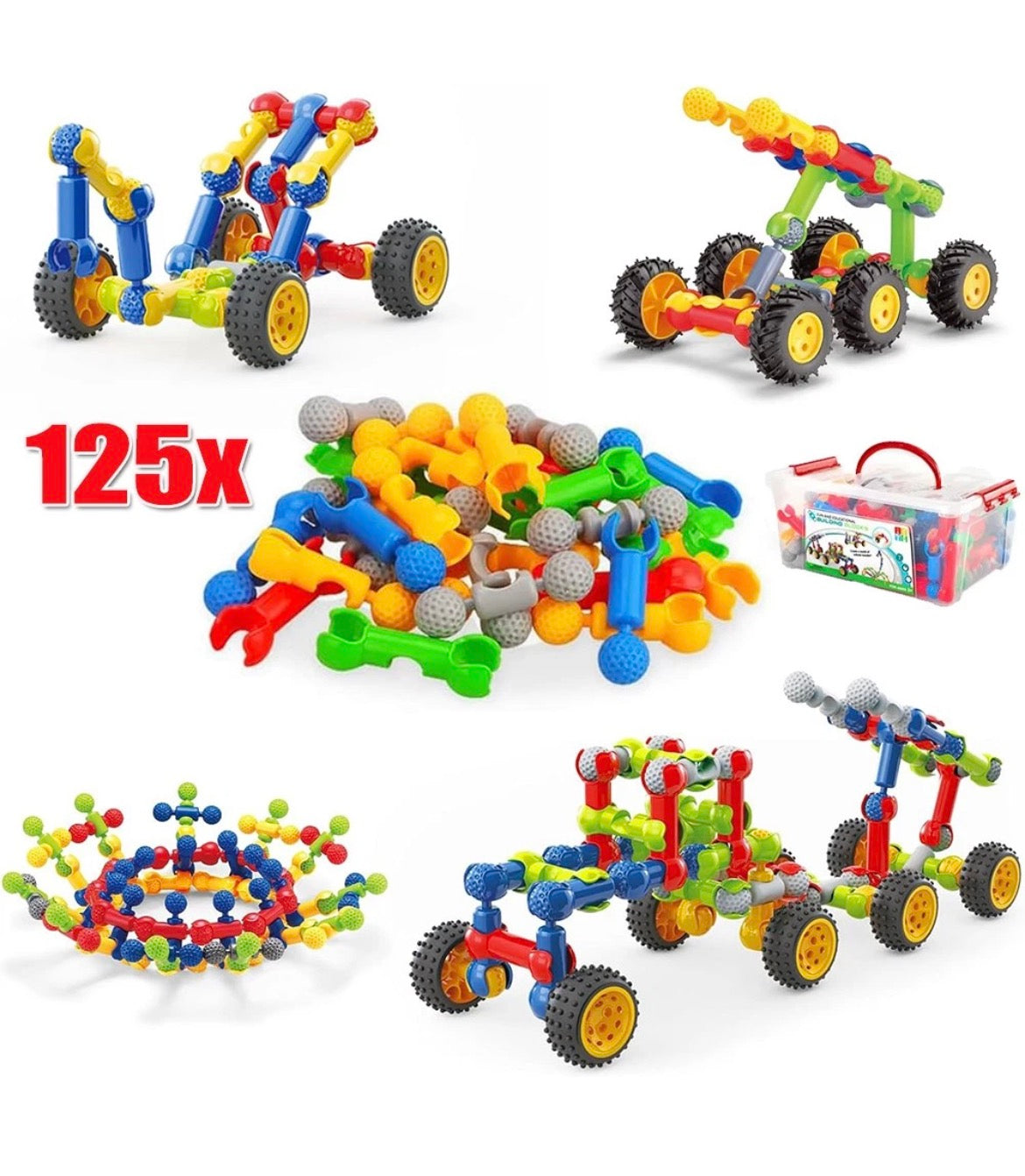 125Pcs STEM Building Toys