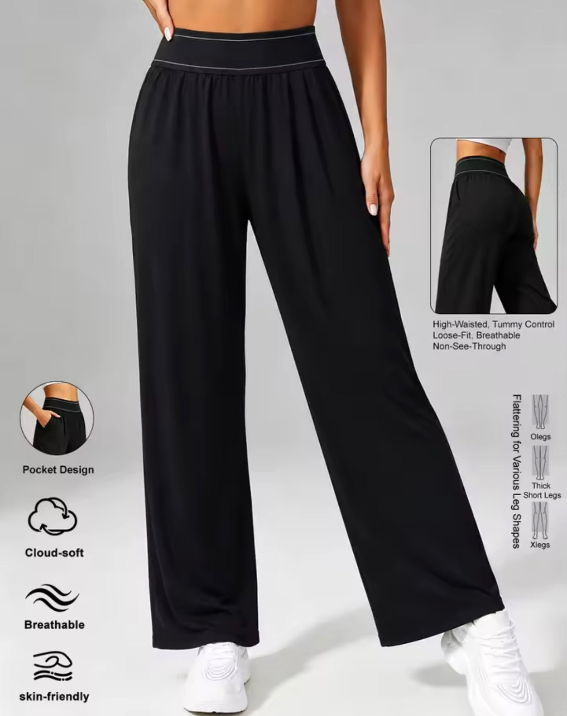 Women ElasticWaist Trousers
