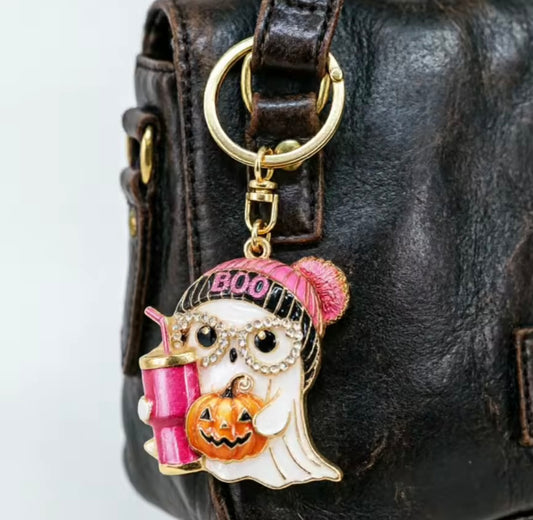 Cute Ghost Keyring
