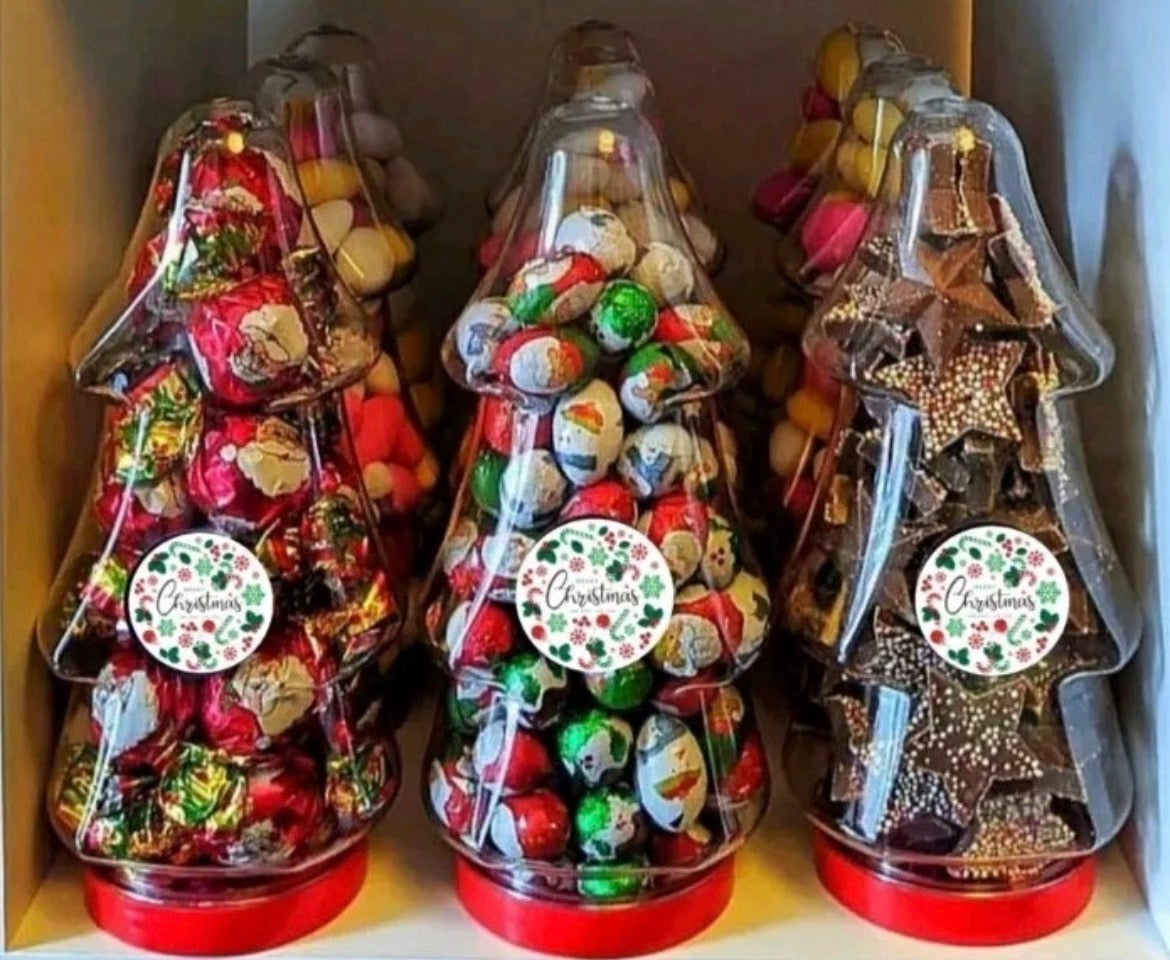 Filled Christmas Tree Sweet Jar