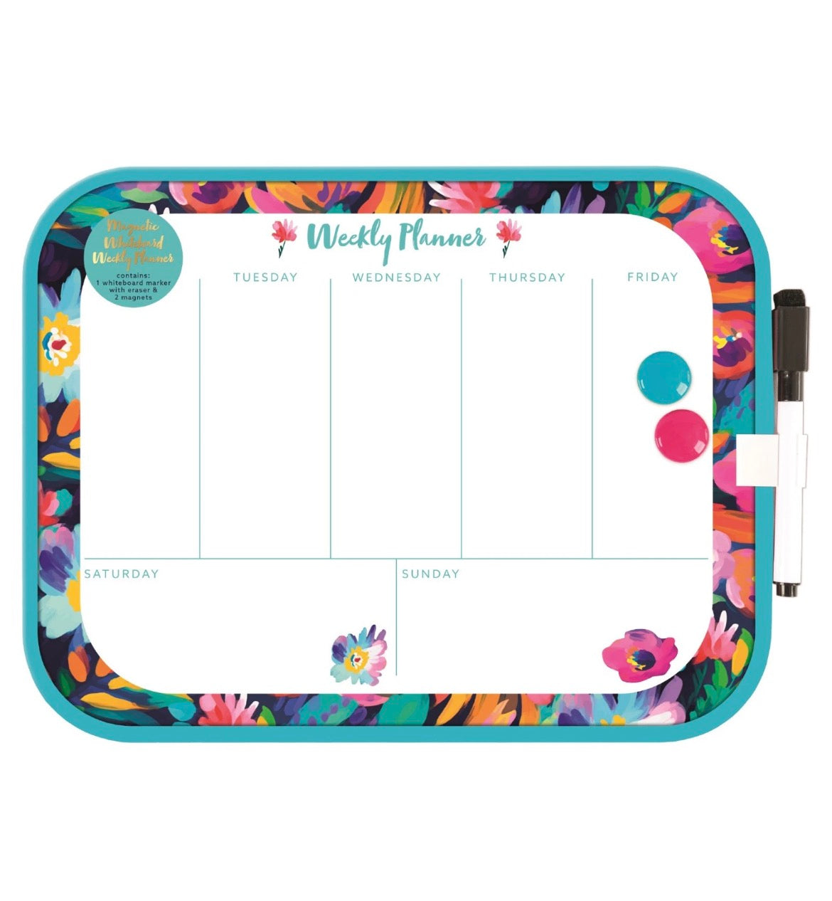 Magnetic Weekly Planner Whiteboard Notice Board