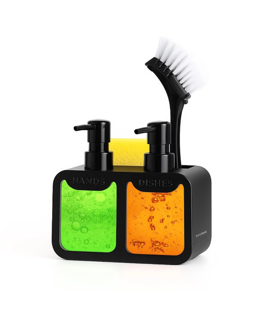 Dual Soap Dispenser Sink Organiser