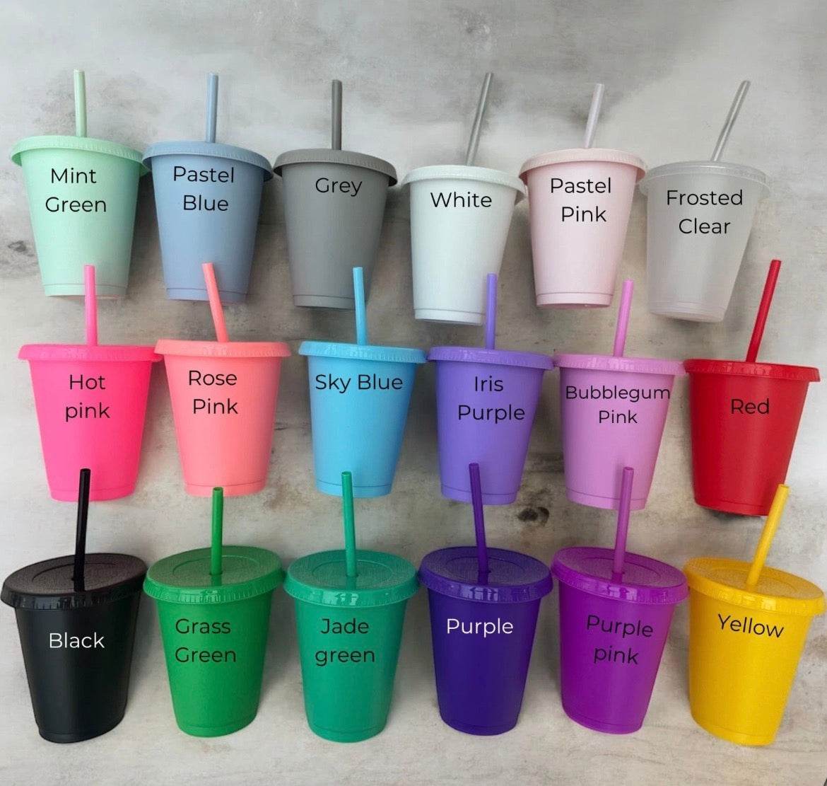 Personalised 16oz Tumbler Cup with Name