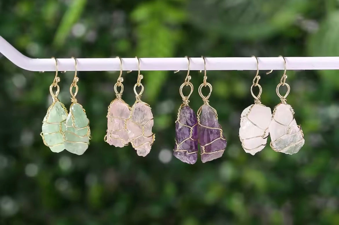Healing Crystal Earrings