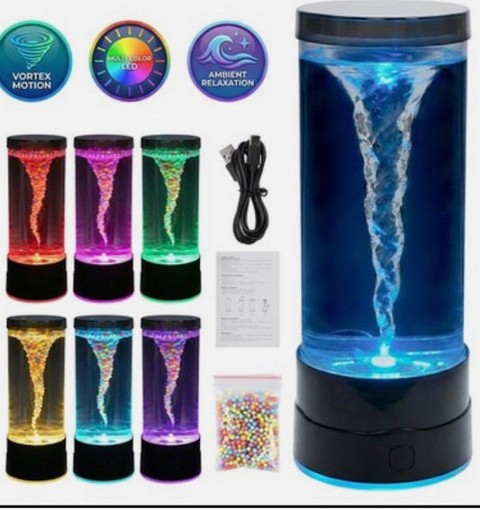 LED Twister Tornado Table Lamp