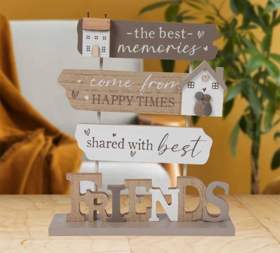 Friends Wood Plaque