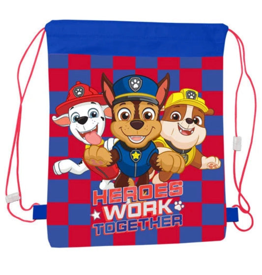 Paw P Drawstring Bag