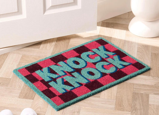 Knock Knock Door Mat