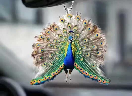 Peacock Keychain