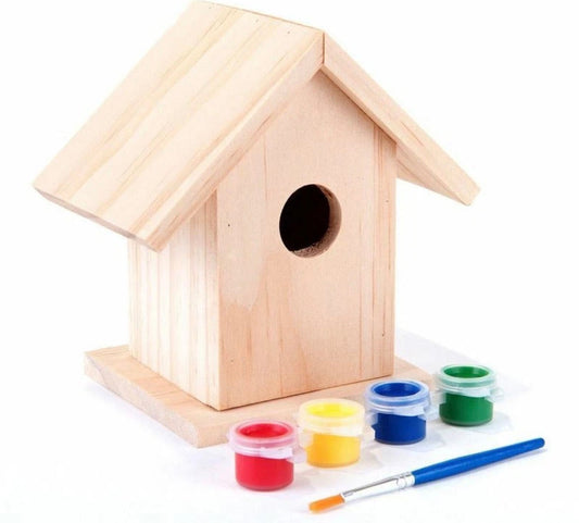 Paint Your Own Wooden Bird House