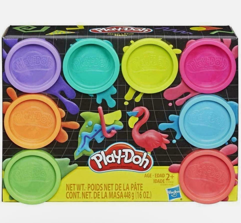 Play Doh Neon Colours