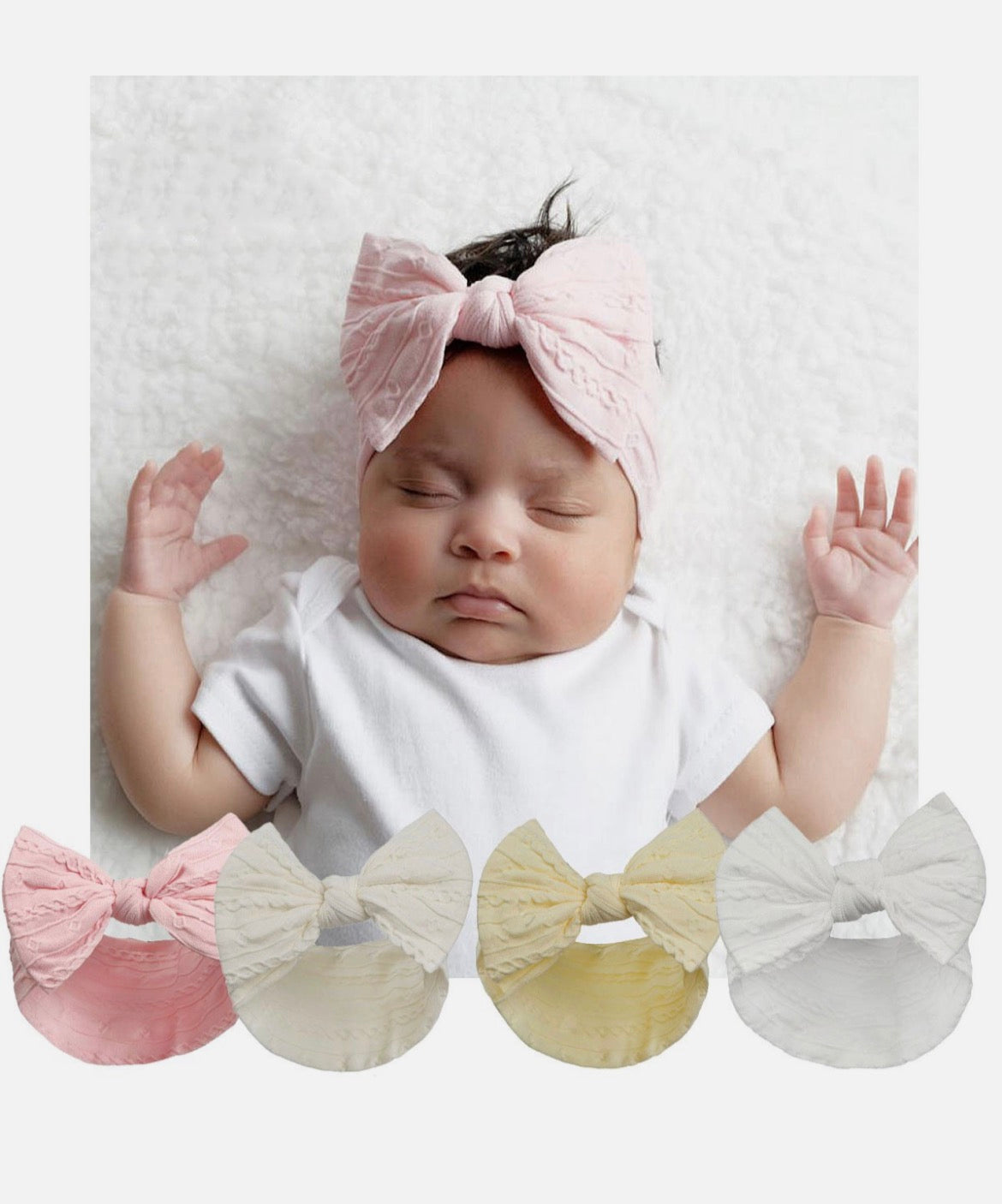 Bow Cable Knot Headband