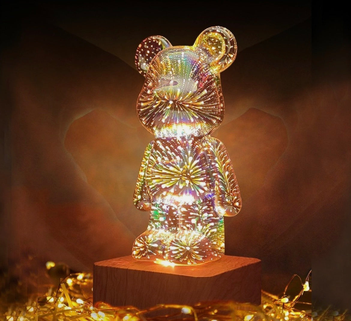 3D LED Fireworks Lamp