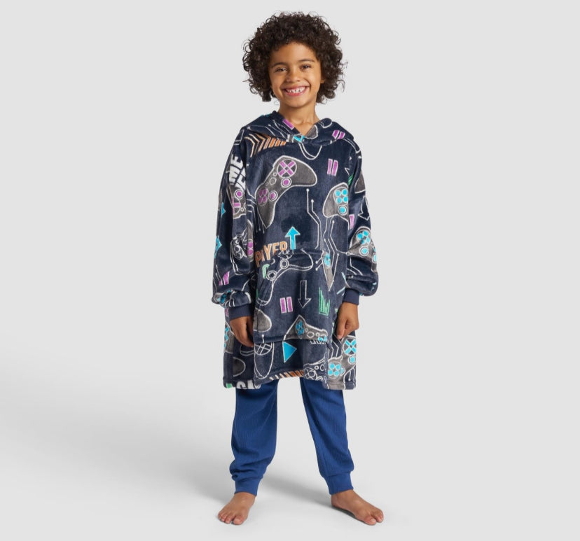 Hoodie Blanket Glow in the Dark Flannel Fleece