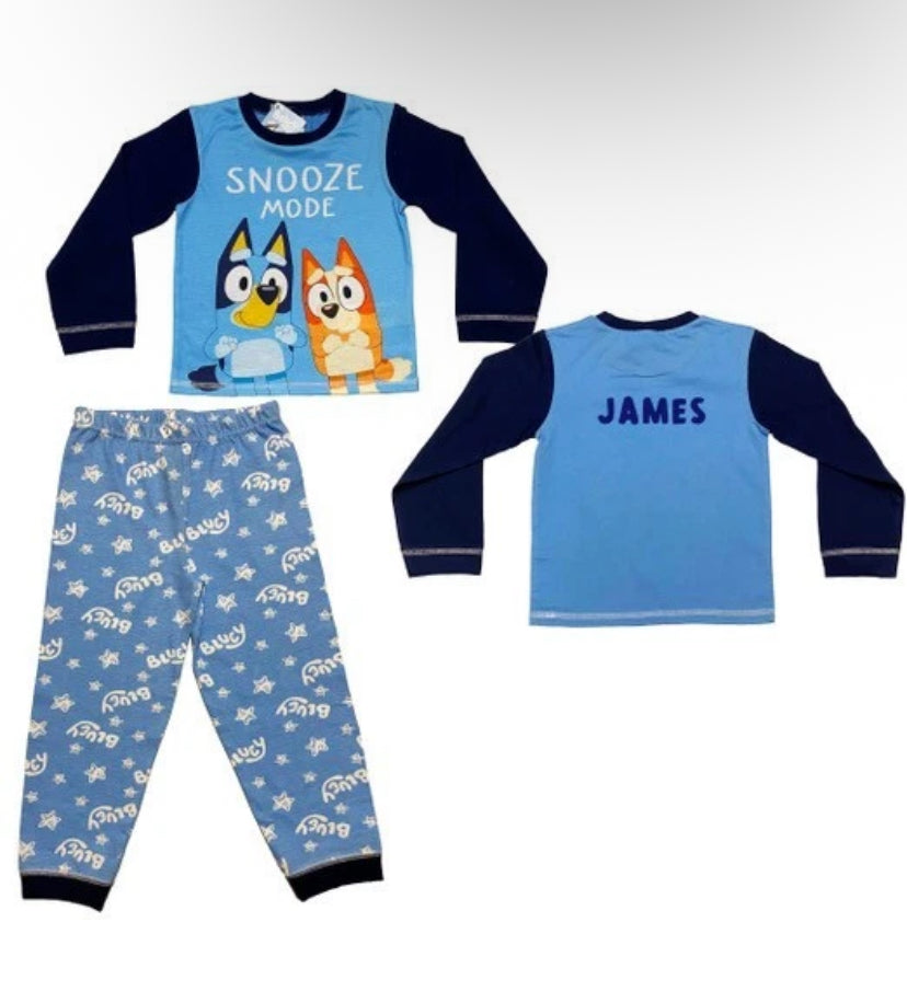 Personalised Boys Pjs