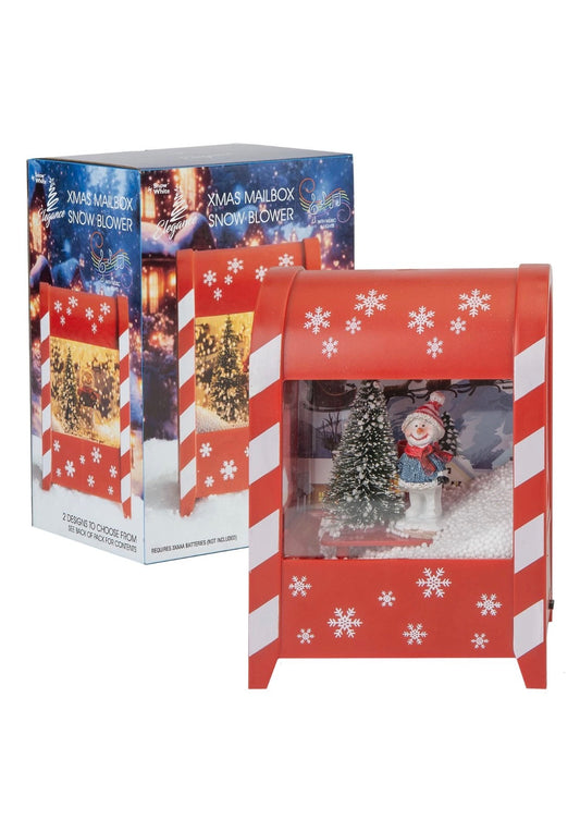 Christmas Light Up Snow Globe Blower