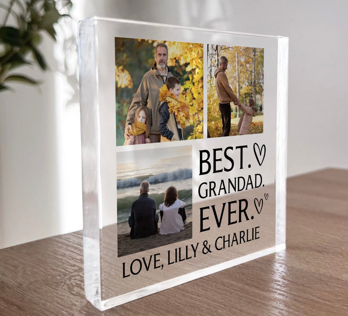 Personalised Grandad Plaque