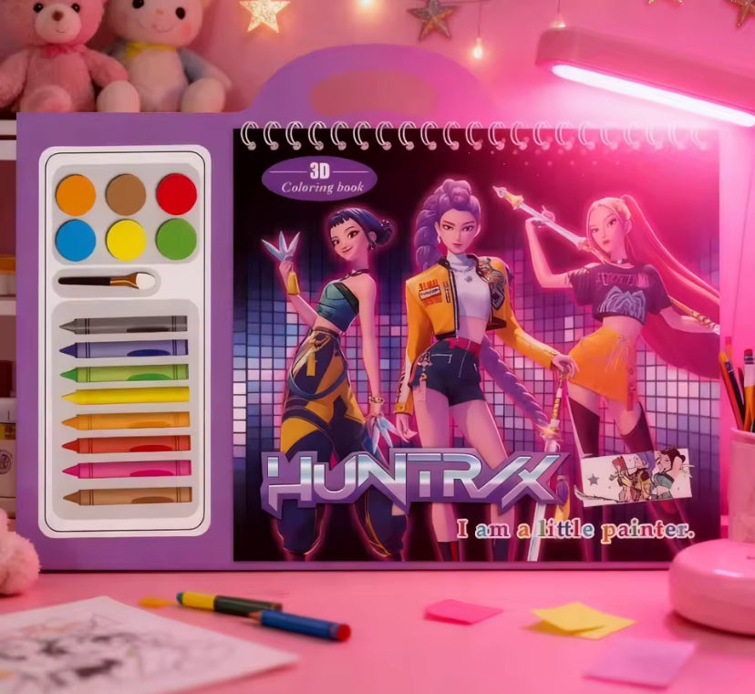 Kpop Colouring Set