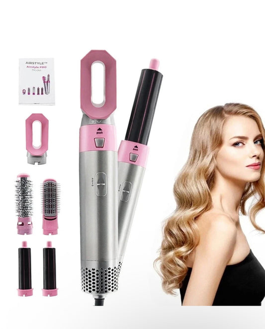 5 IN 1 Pro Hair Dryer Blow Hair Styler Curler