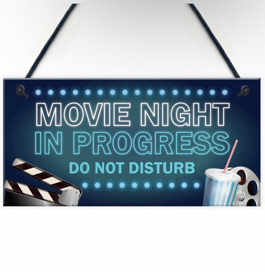Movie Night Sign