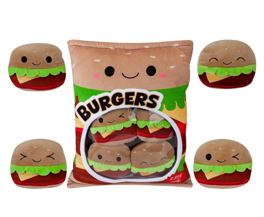 Burger Bean Pack Plushes
