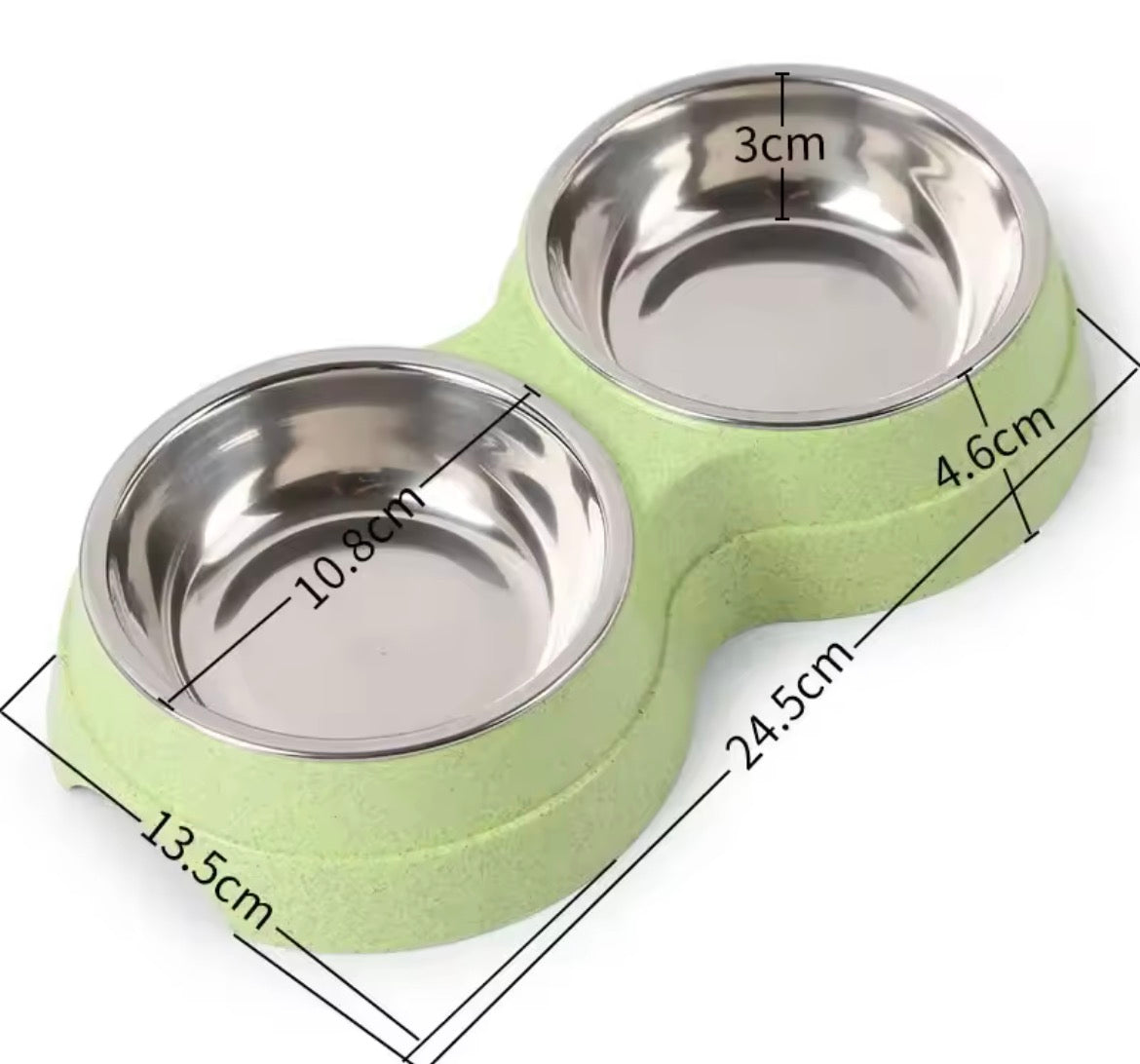 Double Pet Bowls