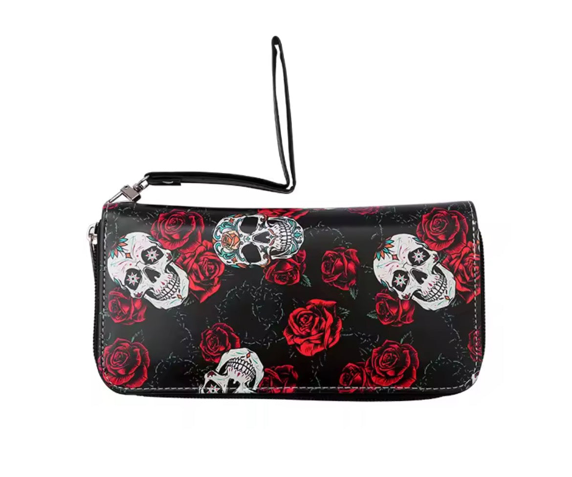 Skull & Rose Purse