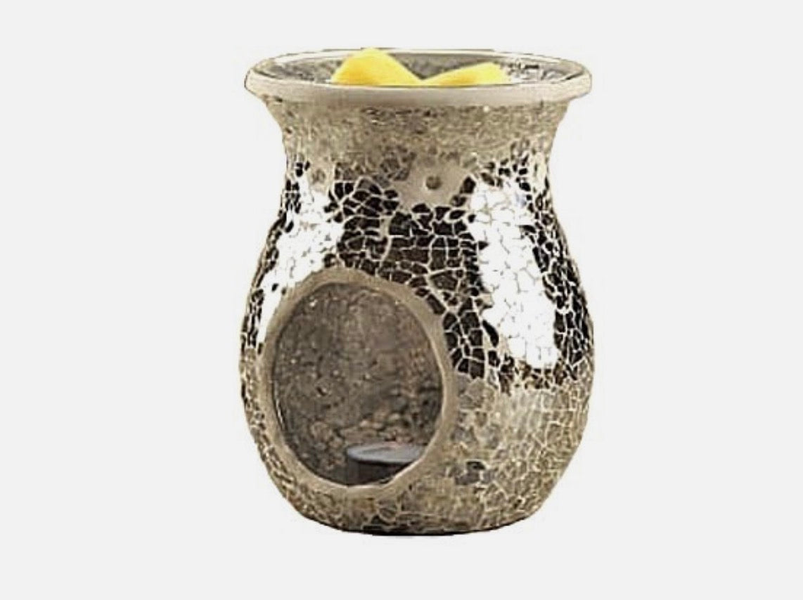 Grey Crackle Wax Melt Burner