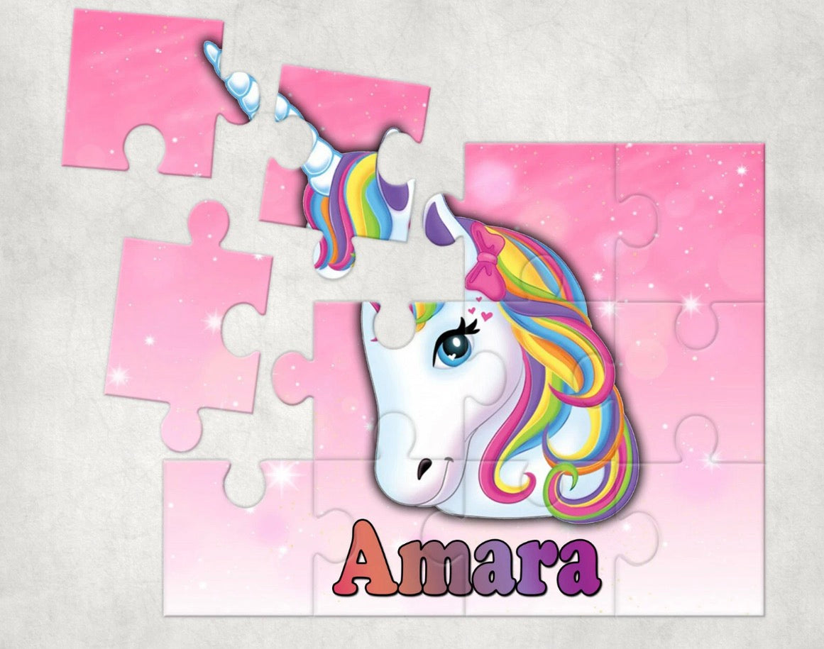 Personalised Unicorn Kids Jigsaw