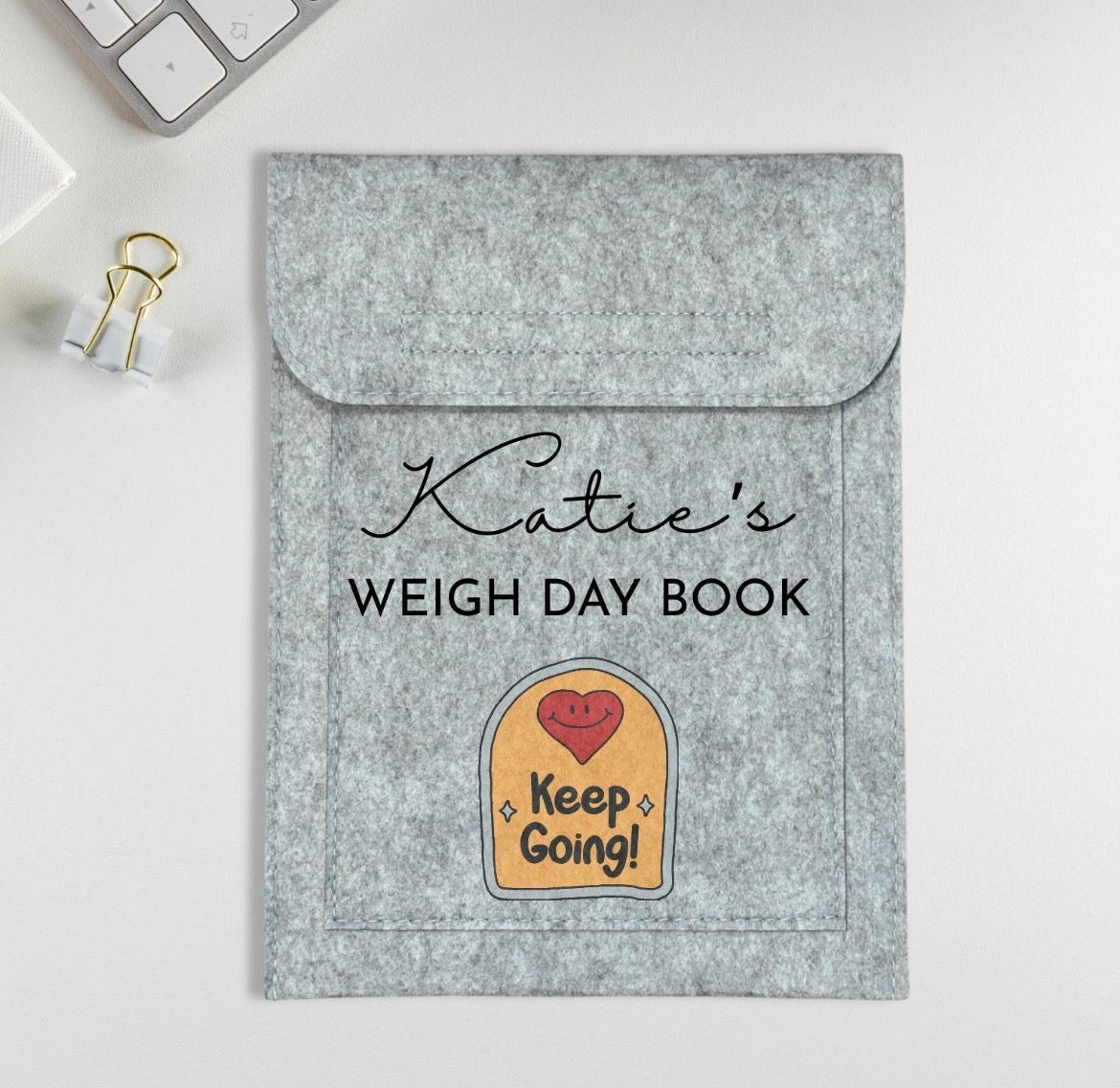 Personalised Weigh Day Book Folder
