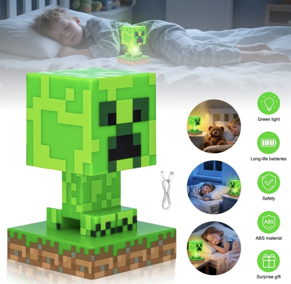 Creeper Night Light