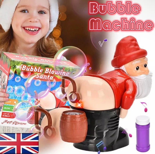 Santa Bubble Machine