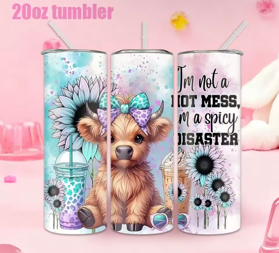 Highland Cow Tumbler
