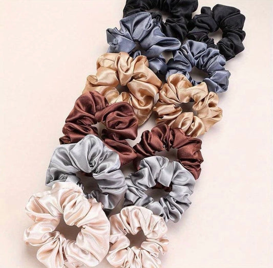 12 Pack Scrunchies