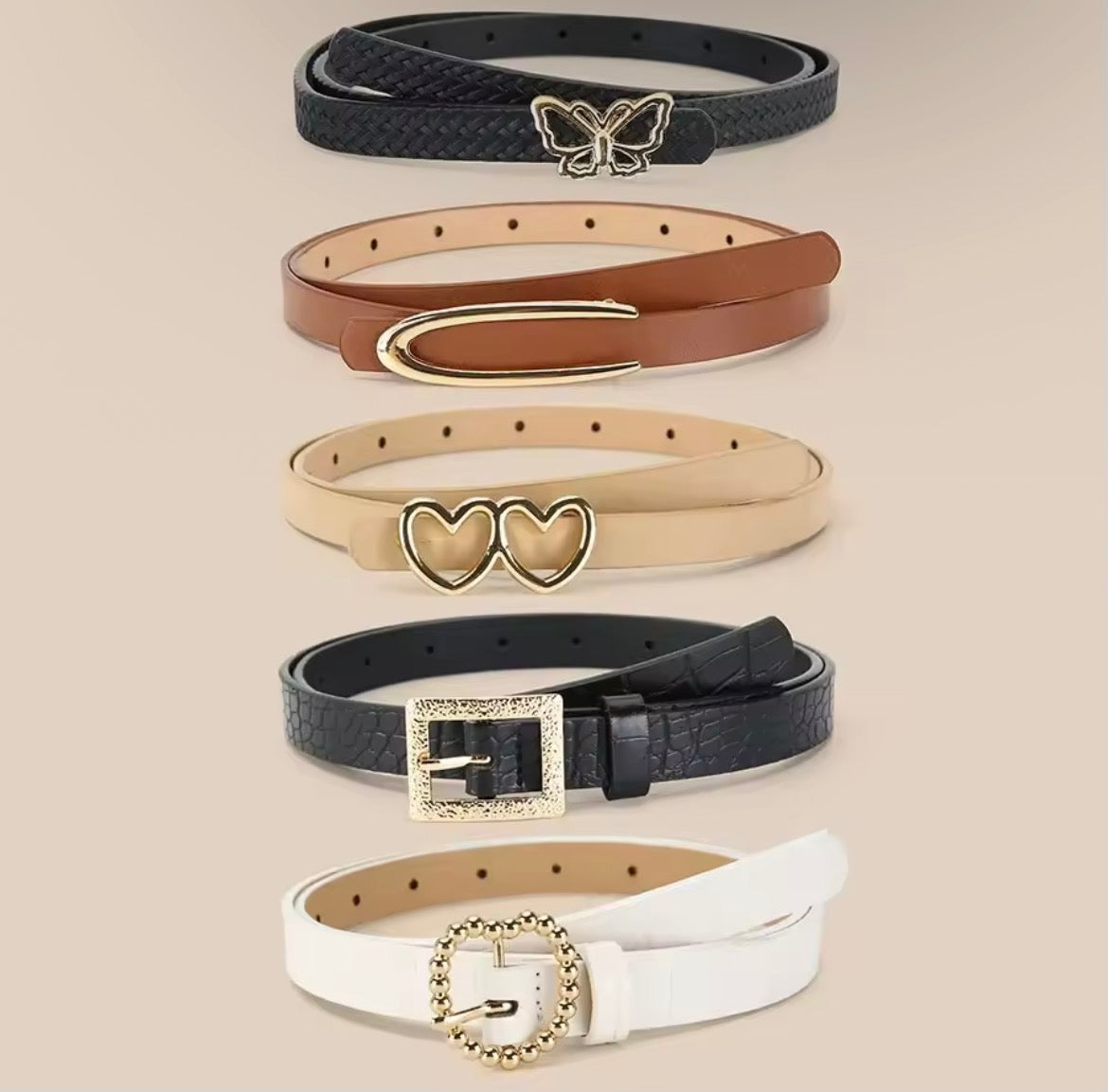 Women 5pc Belts