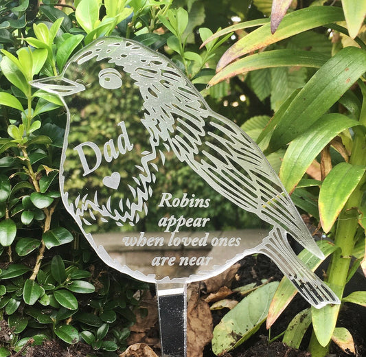 Personalised Memorial Robin Garden