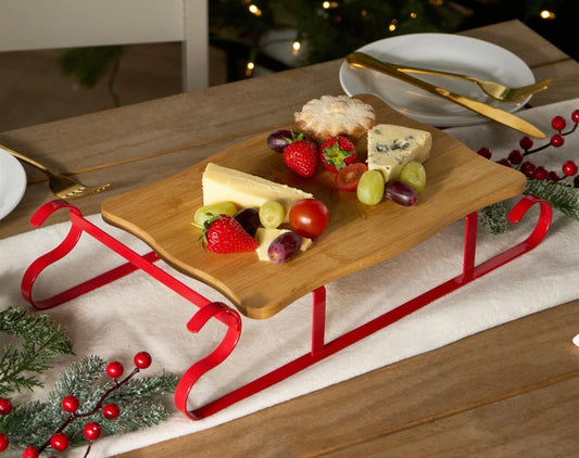Sleigh Bamboo Serving Platter