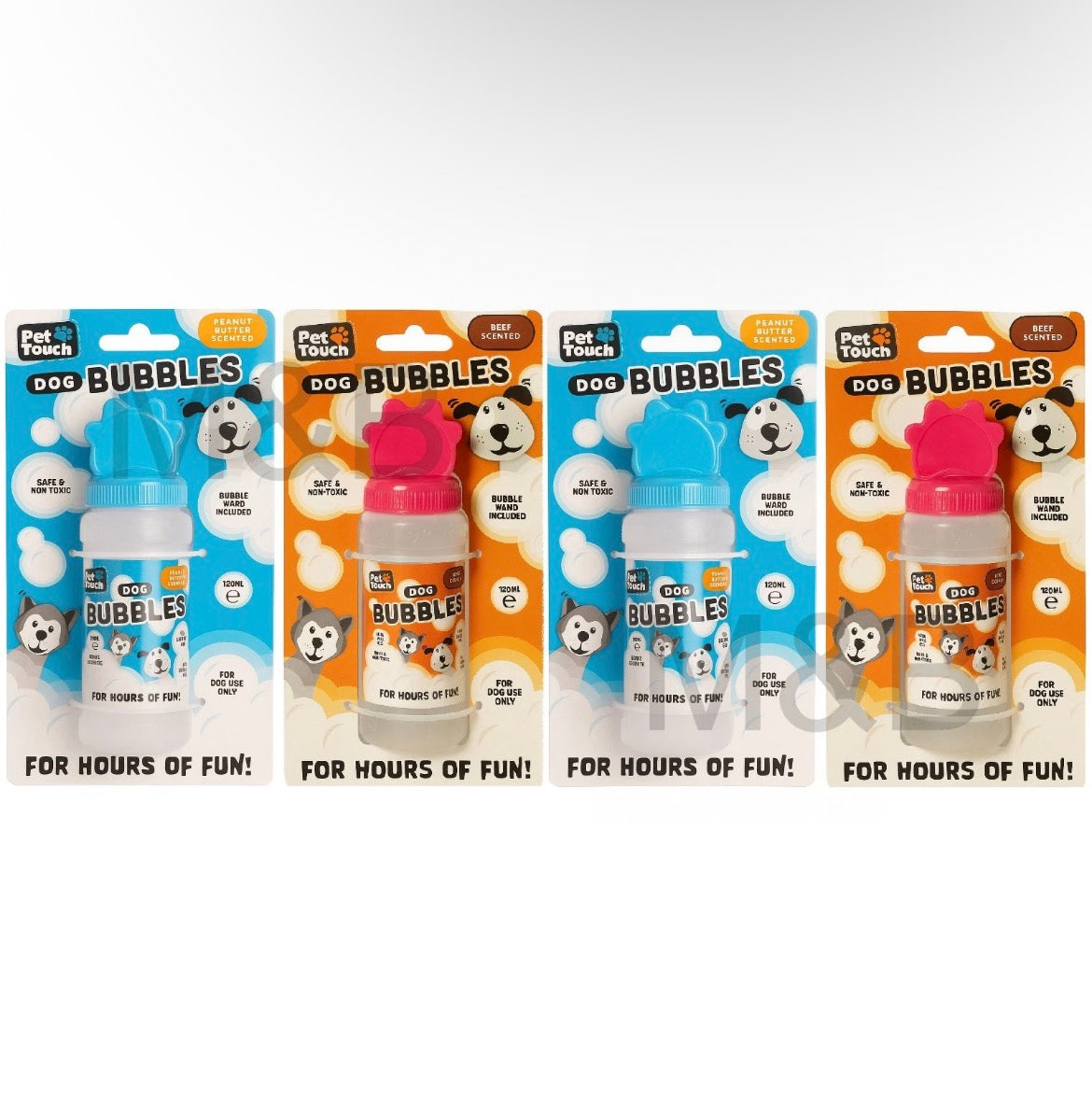 4 x Dog Bubbles
