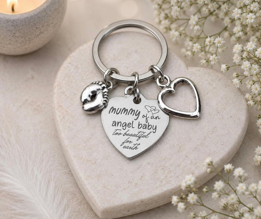 Angel Baby Keyring