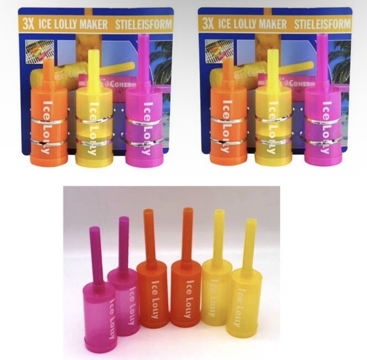 Ice Lolly Makers 6Pcs