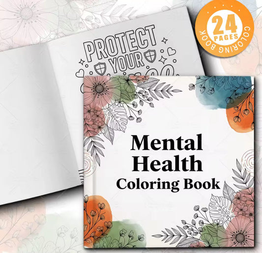 Mental Health Colouring Book