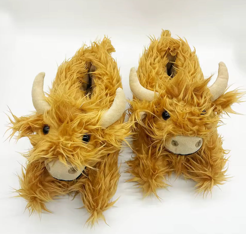 Highland Cow Slippers